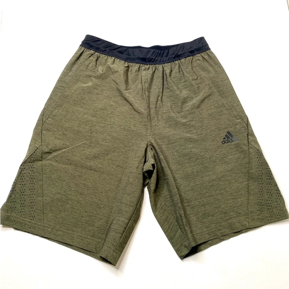 Adidas Olive Green Athletic Shorts size small NWT